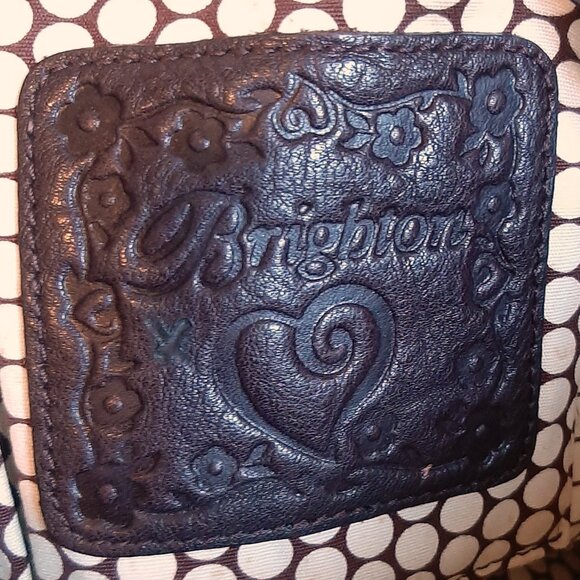 Brighton Woven Raffia & Brown Leather Tote (Flawed) - Picture 11 of 16